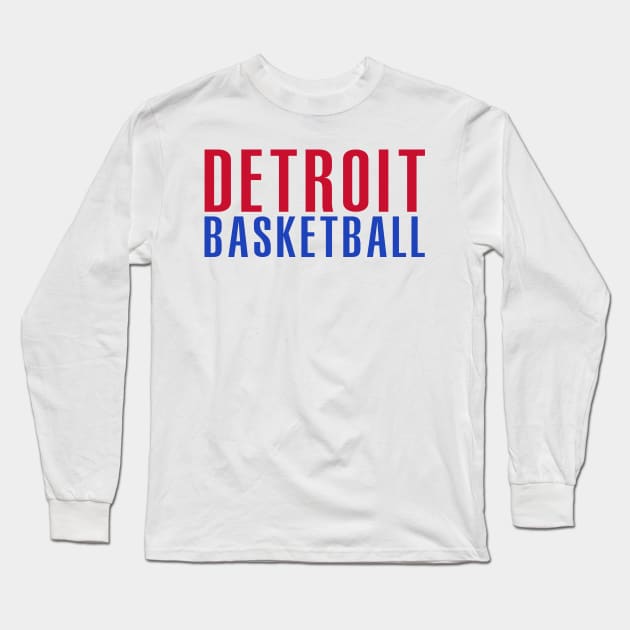 Detroit Pistons Long Sleeve T-Shirt by teakatir